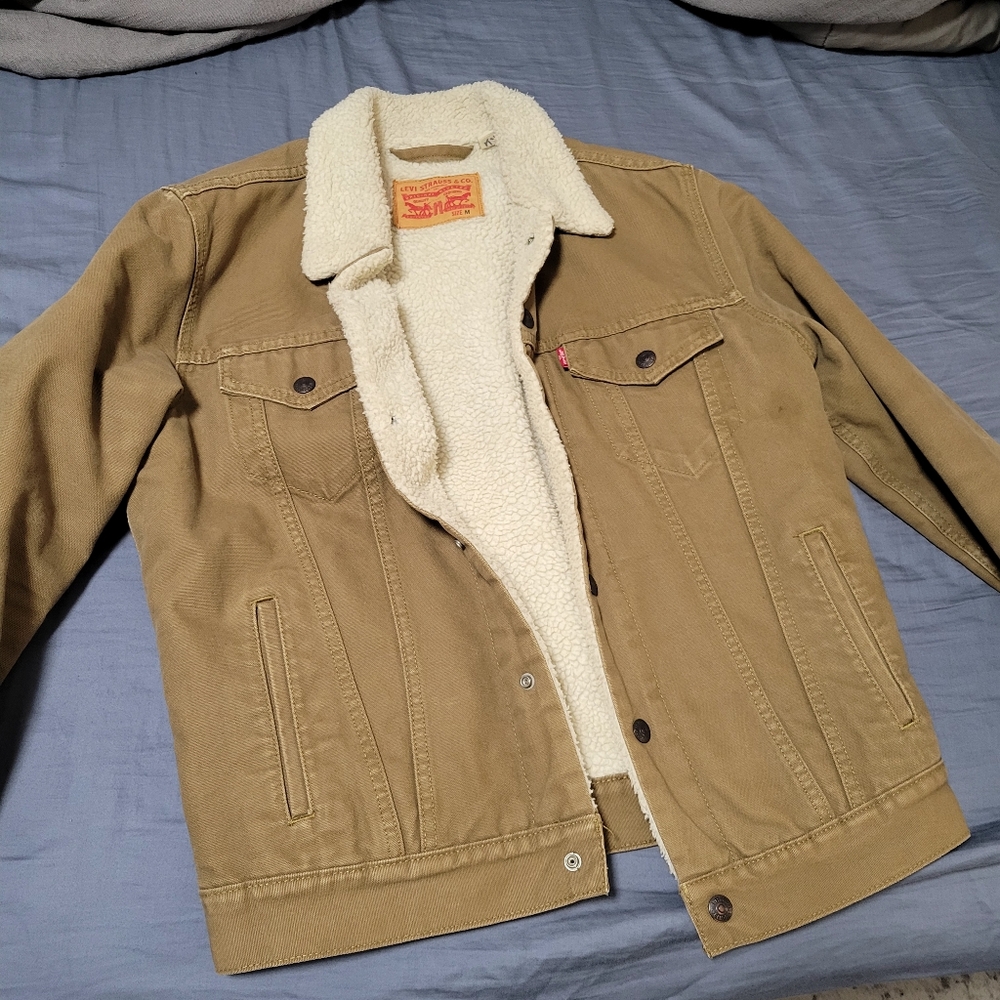 Levi's Sherpa Tan Jacket